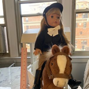 AG Stable, horse, and doll/outfit